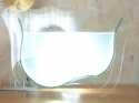 4 litres sals au sel de Gurande  50g/l clair par l'arrire pour un dveloppement optimal de phytoplancton.